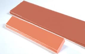 Copper rectangle flats cross-section diagram