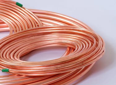 Copper coils production